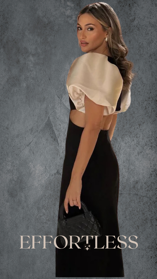 Vestido Black and White