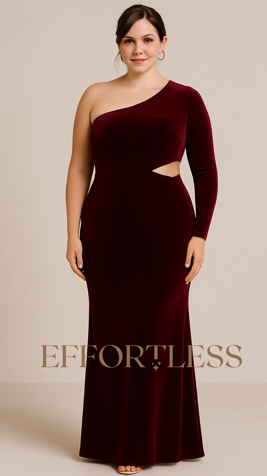 Vestido Rojo Terciopelo