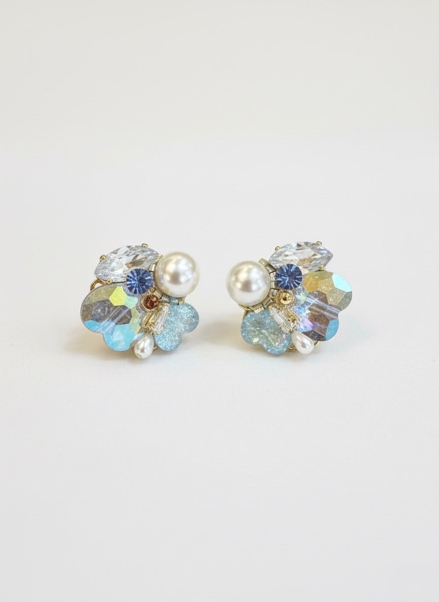 TOPITOS CON CRISTALES VARIOS Y PERLAS