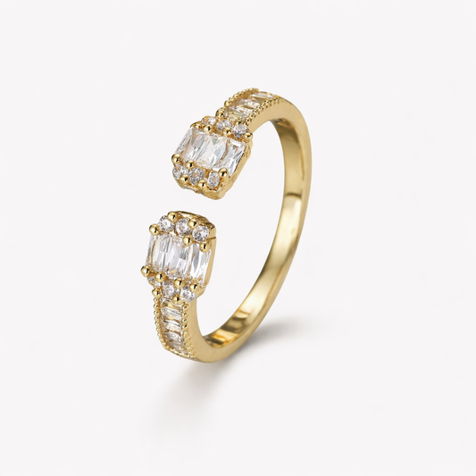 Anillo Doble Brillo Imperial