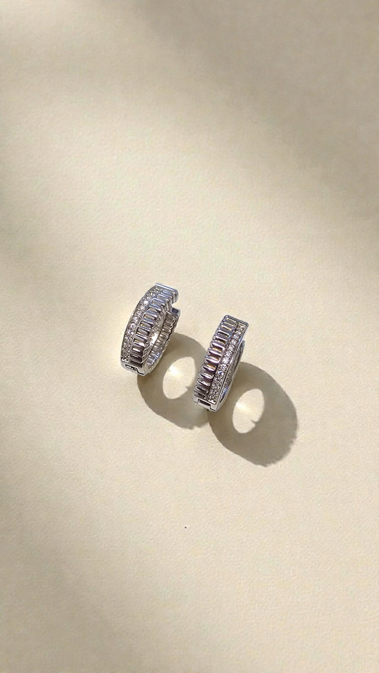 ARETES PLATA CON RODIO MJ62