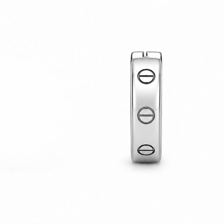 MINI ARGOLLA GRUESA LISA CIRCULO 8MM, PLATA RODINADA (1 UNIDAD)