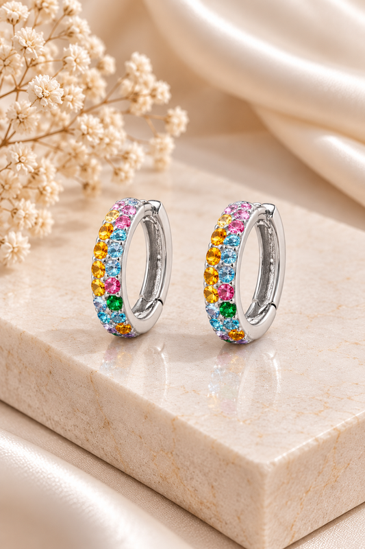 Argollas Rainbow Spark Mini
