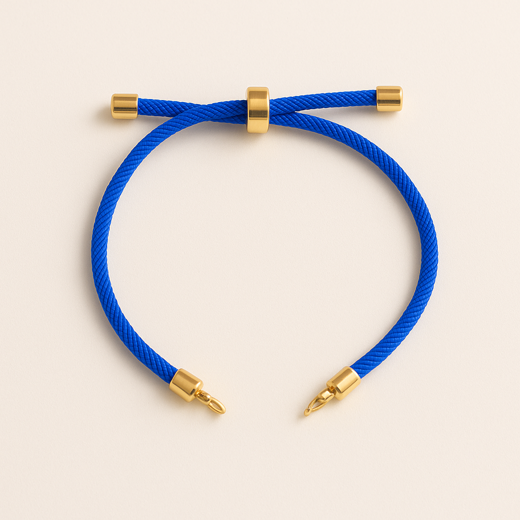 PULSERA DE TELA PARA DIJE CENTRAL COLORES VARIADOS