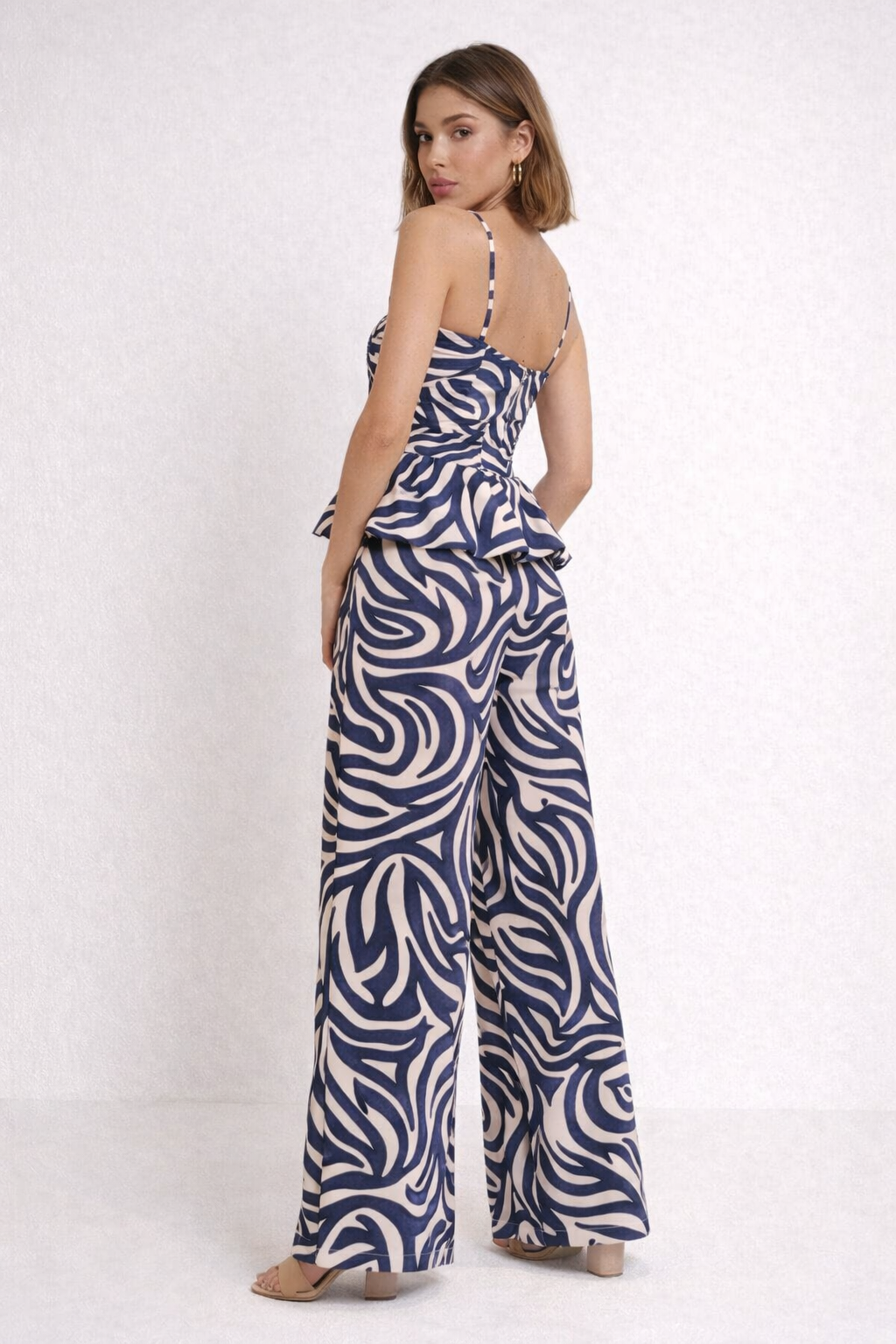 Set azul de Rayas