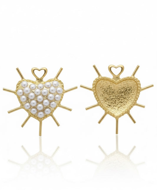 DIJE CORAZON CON 9 LADOS