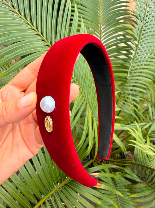 Diadema Rojo carmesí