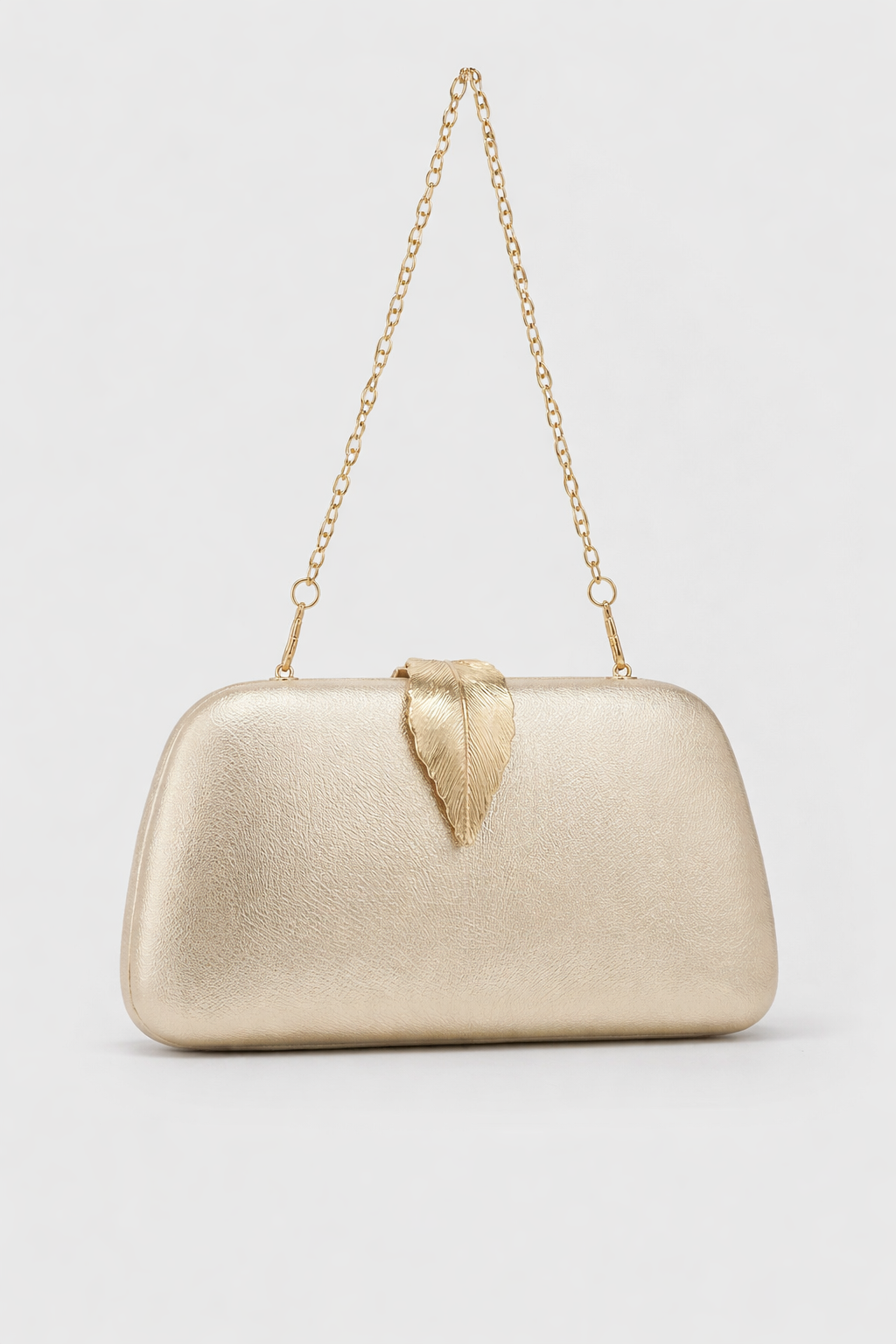 CLUTCH GOLDEN LEAF COLLECTION DORADA