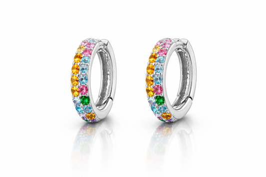 Argollas Rainbow Spark Mini