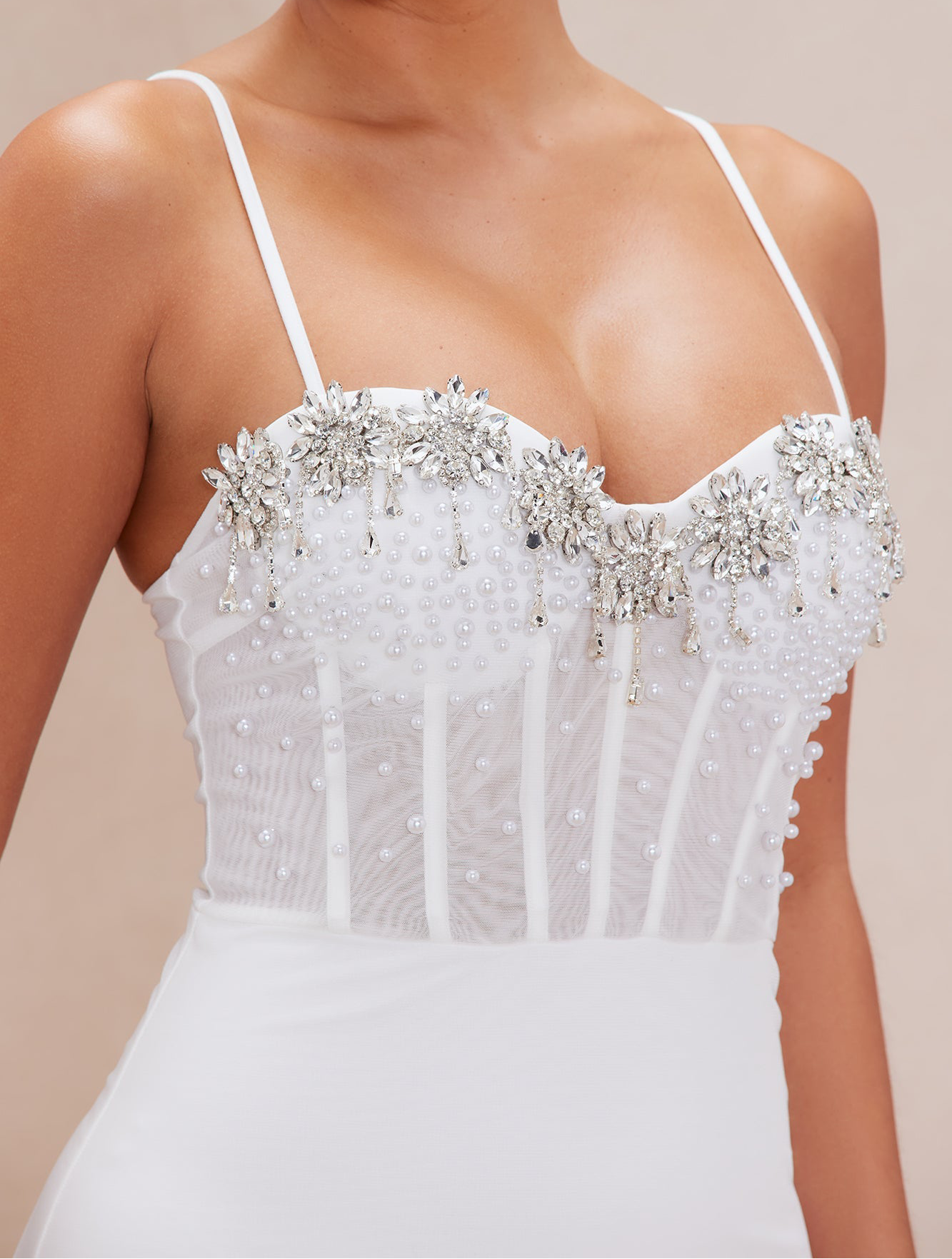 Nadine Embellished mini dress
