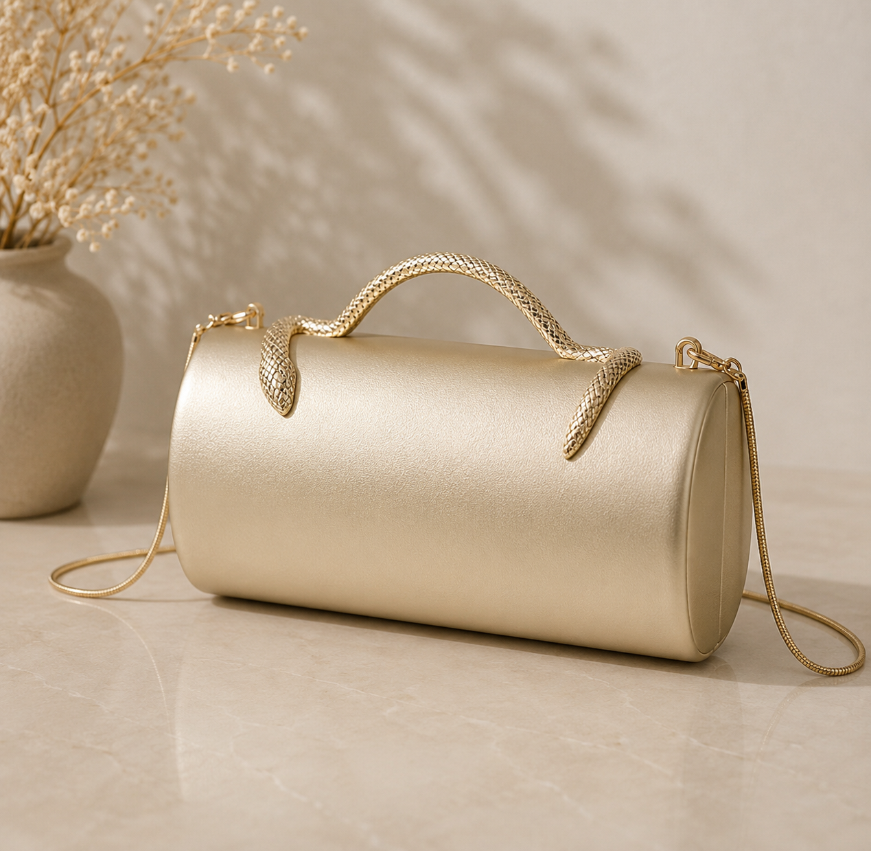 Clutch Serpentine Luxe