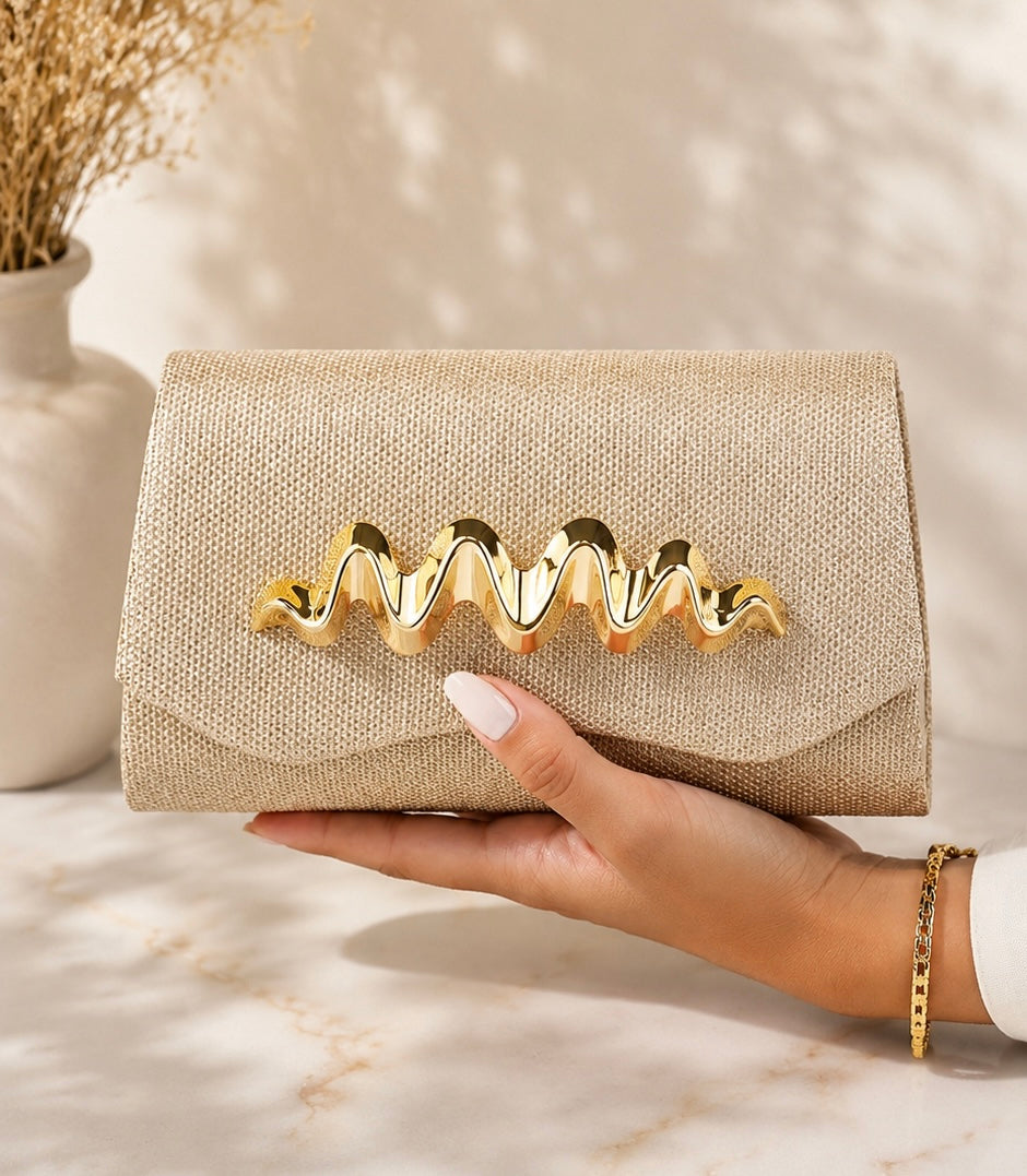 Clutch Ondina Champagne