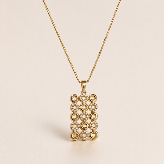 Collar baño de oro MJ121