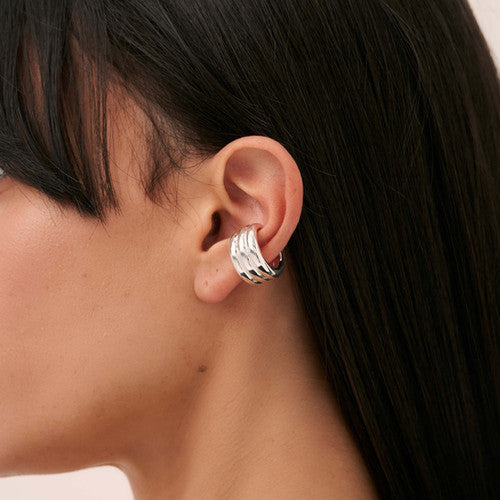 EAR-CUFF PLATA CHIC C/U