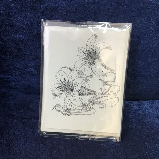 Tarjetas de agradecimiento pintadas a mano