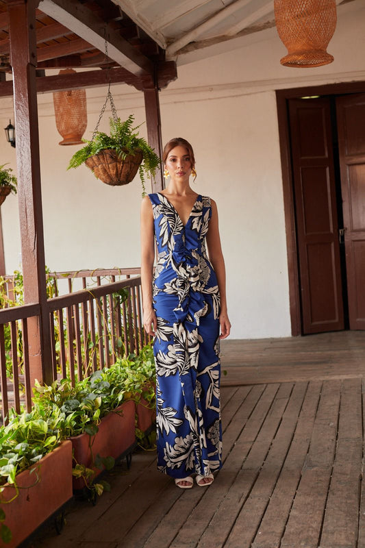 Vestido Largo de estampado
