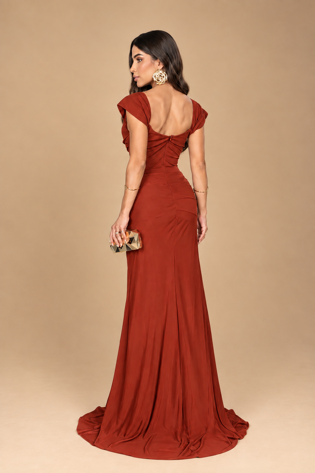 Vestido Maryam Terracota