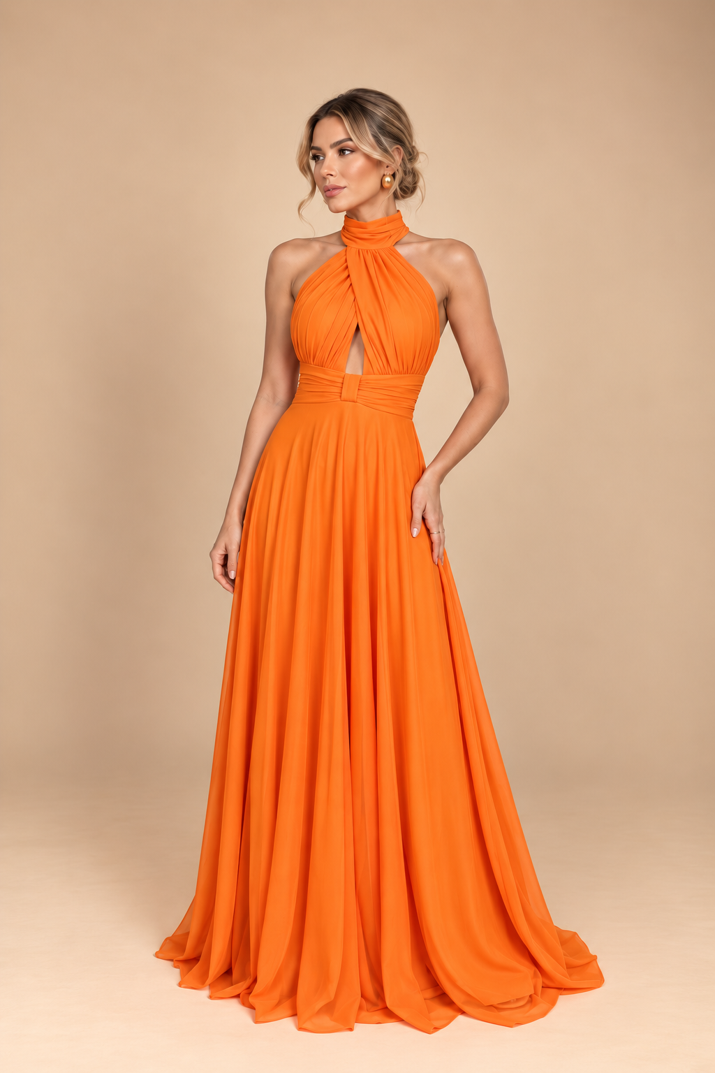 Vestido Amal Naranja
