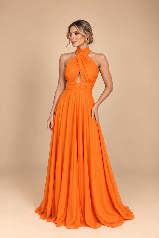 Vestido Amal Naranja