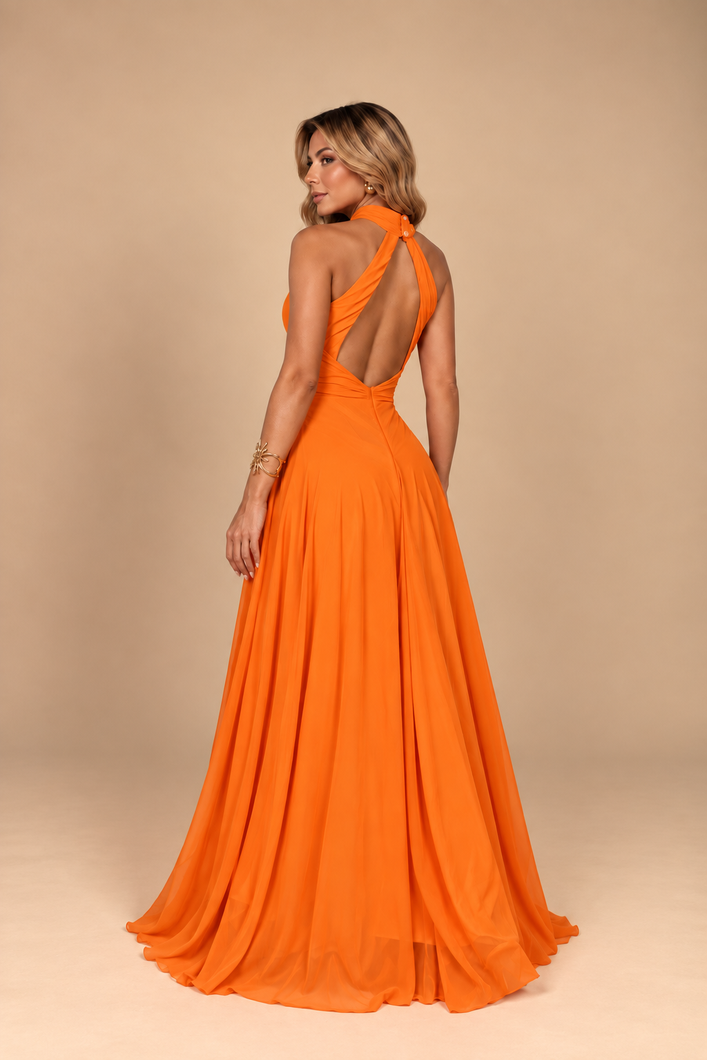 Vestido Amal Naranja