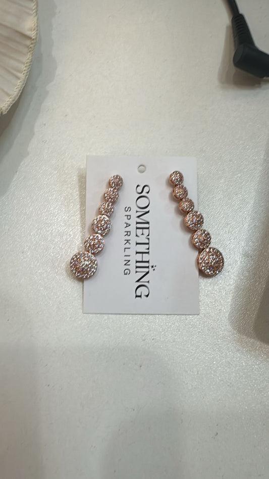 Aretes rosegold