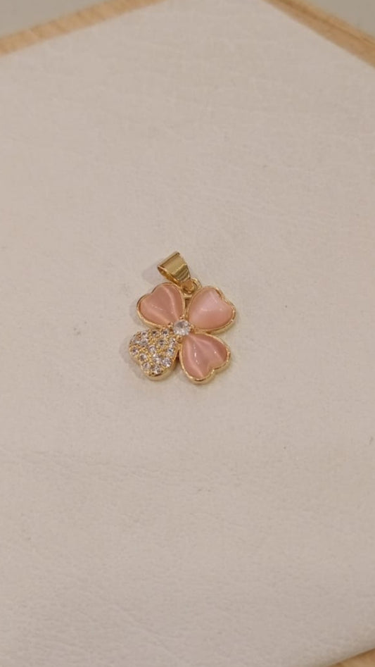DIJE FLOR 4 PETALOS