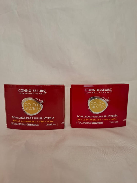 TOALLITAS DESECHABLES PARA PULIR JOYERIA DE PLATA Y ORO