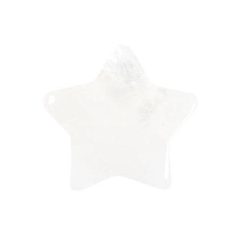 Estrella de Cuarzo Cristal en bolsa