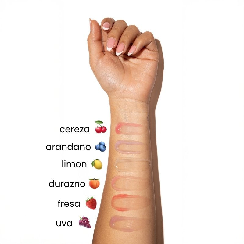 Lip gloss hidratante con fragancia