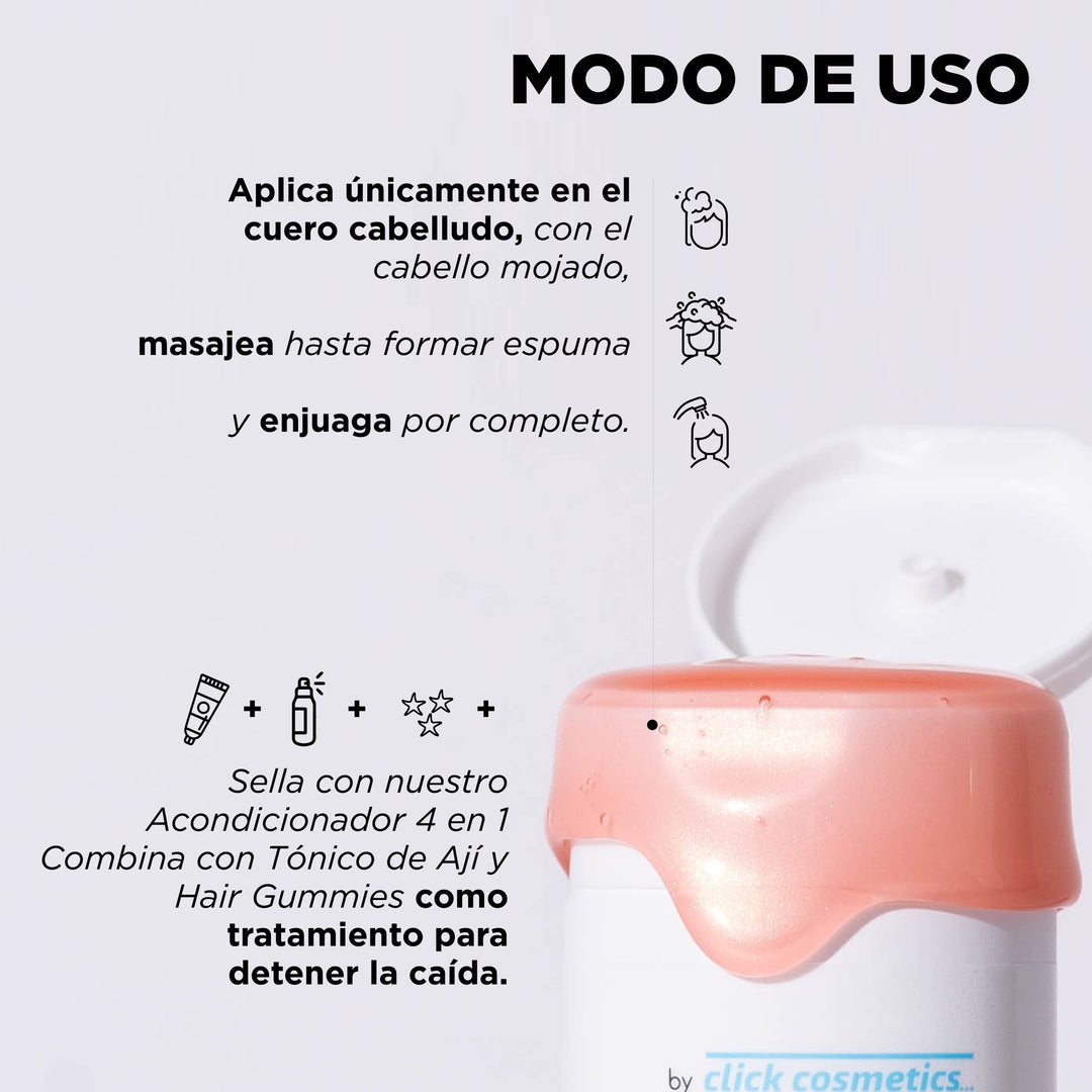 Shampoo de Ají Click Hair