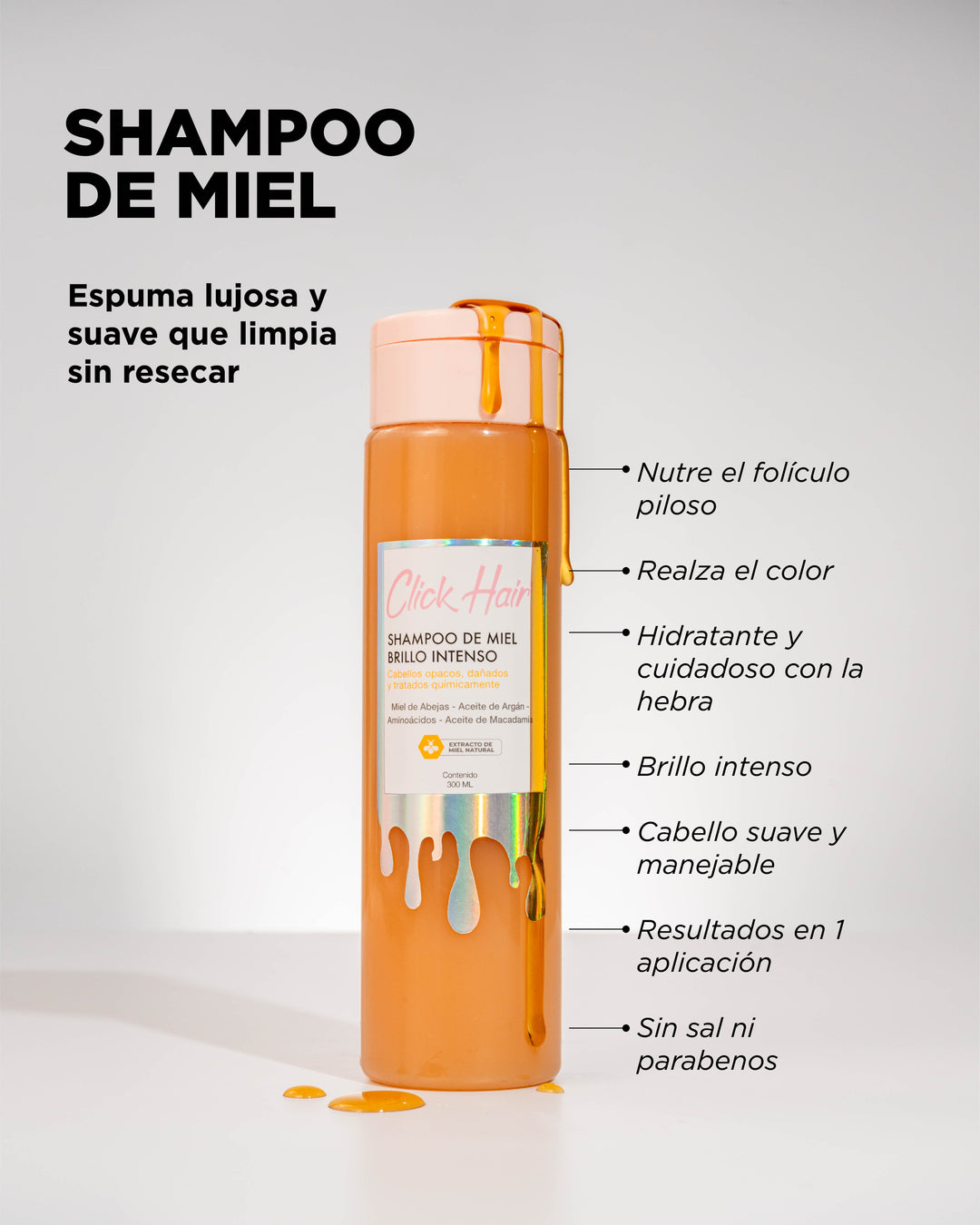 Shampoo Miel Click Hair