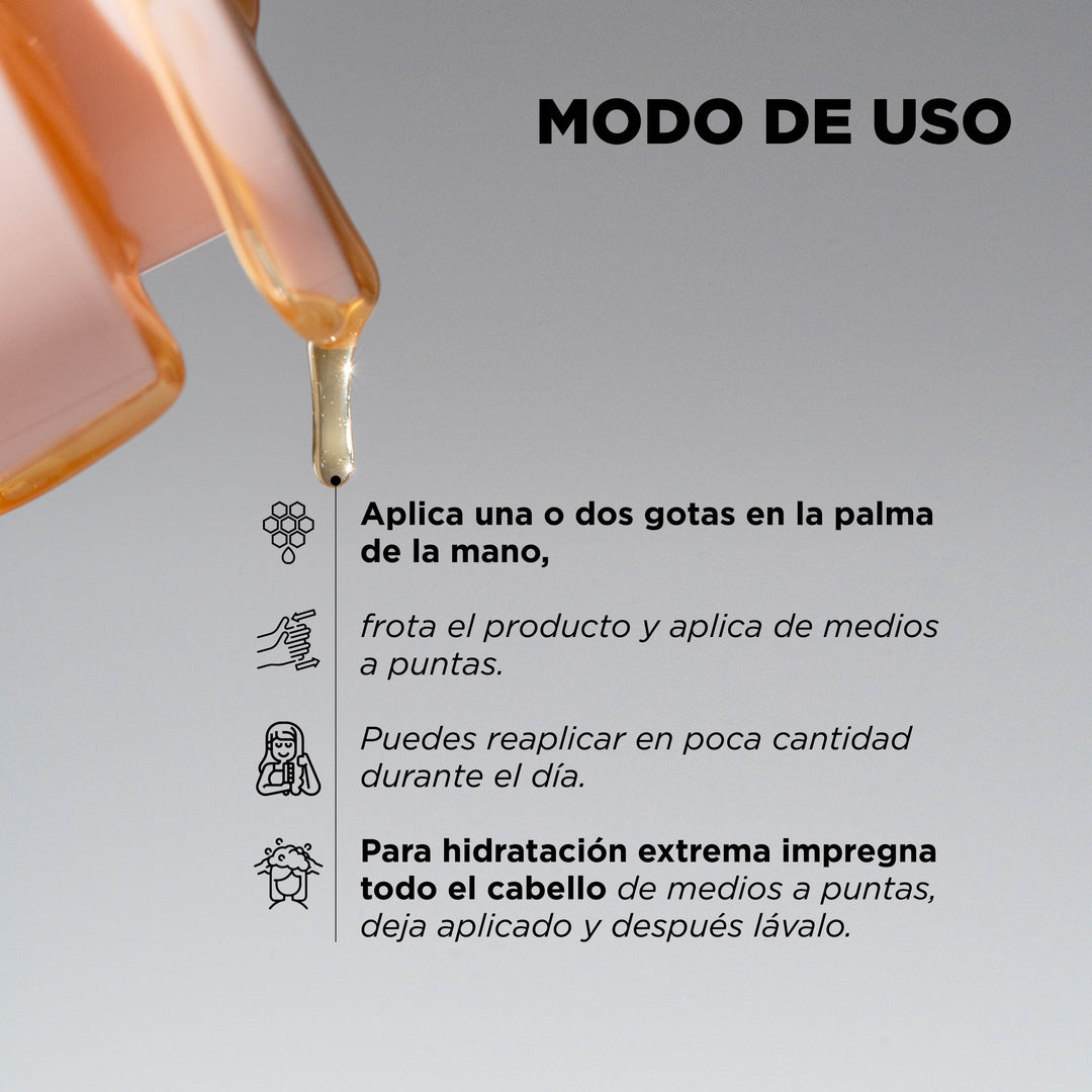 Miel para el cabello