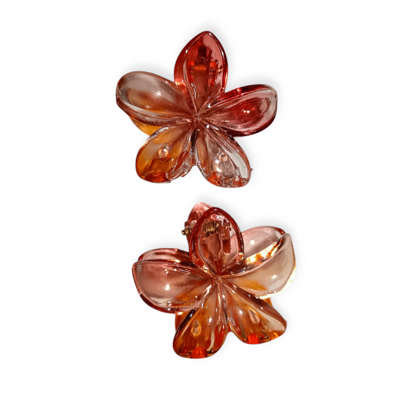 Gancho de Mini Flor Transparente