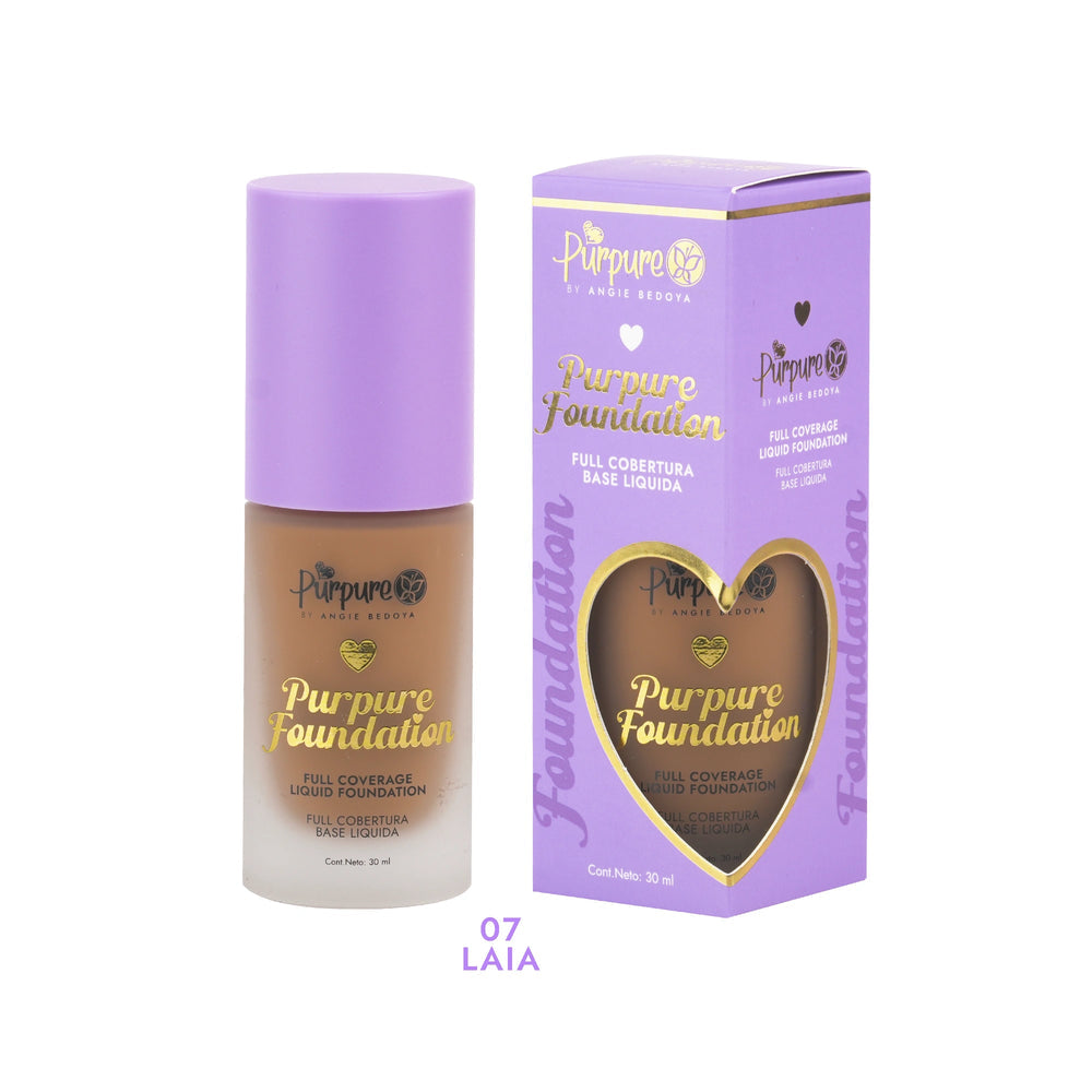 Purpure Foundation - Full Cobertura Base Líquida